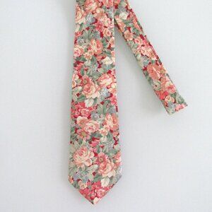 Boston Trader's Men's Cotton Floral Tie